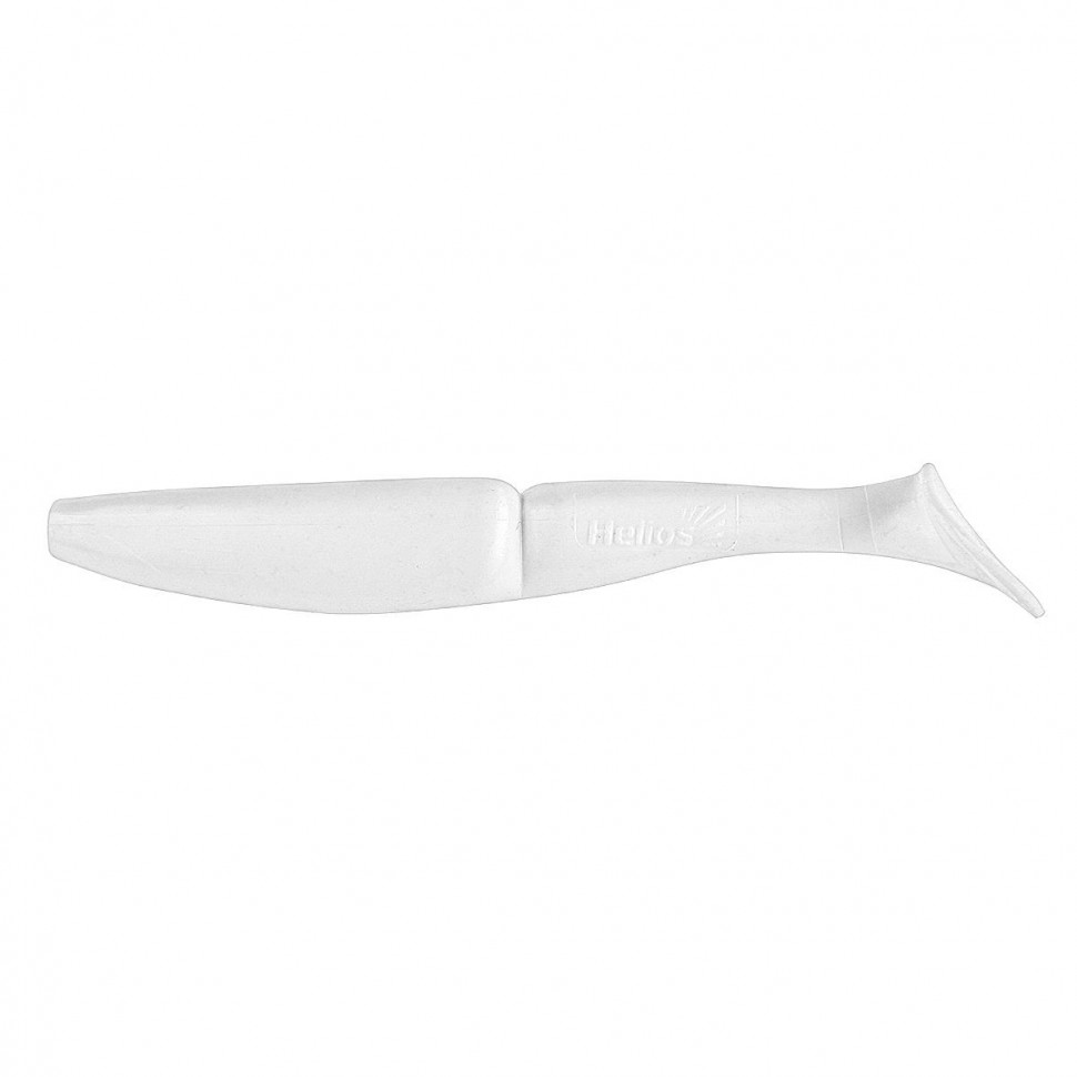 Виброхвост Helios Guru 4,0"/10,16 см, цвет White 7 шт HS-30-001 , 
